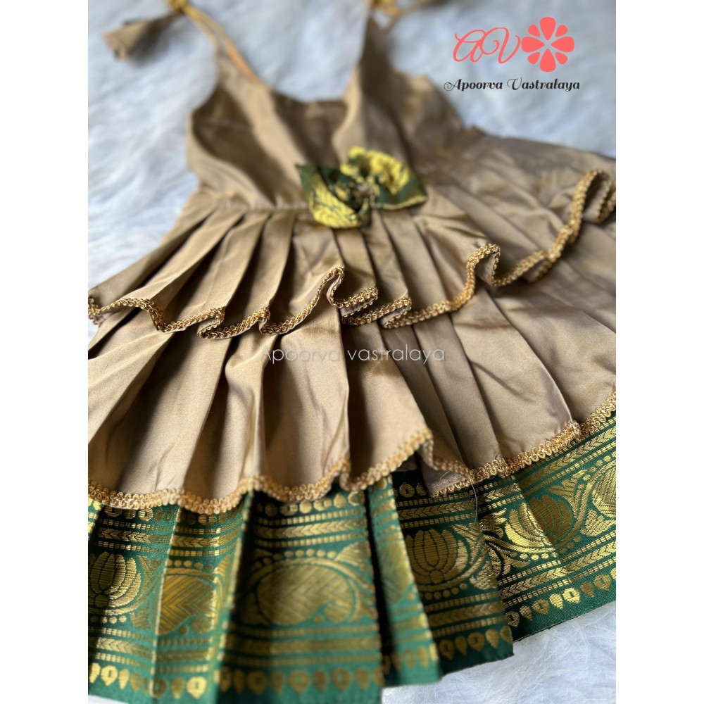 Grey Soft silk layer gown