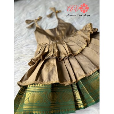 Grey Soft silk layer gown