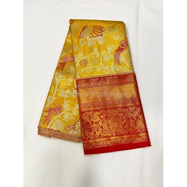 Unstitched SemiKanchi Pattu Pavadai Materials