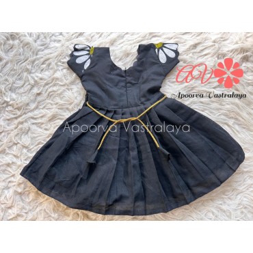 Khadi Cotton black gown