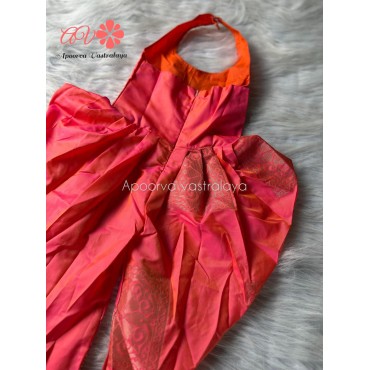 Peach Soft Silk Jumpsuit