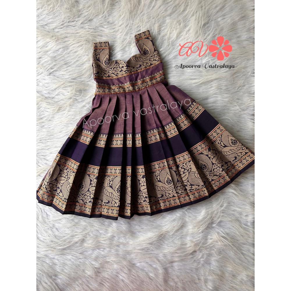 Narayanpet Patch Work Silk Gown
