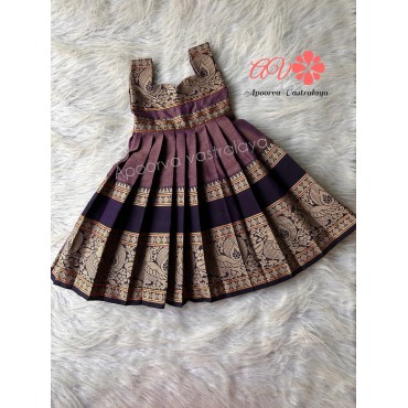 Narayanpet Patch Work Silk Gown