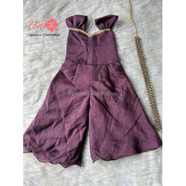 Wine Jumpsuit